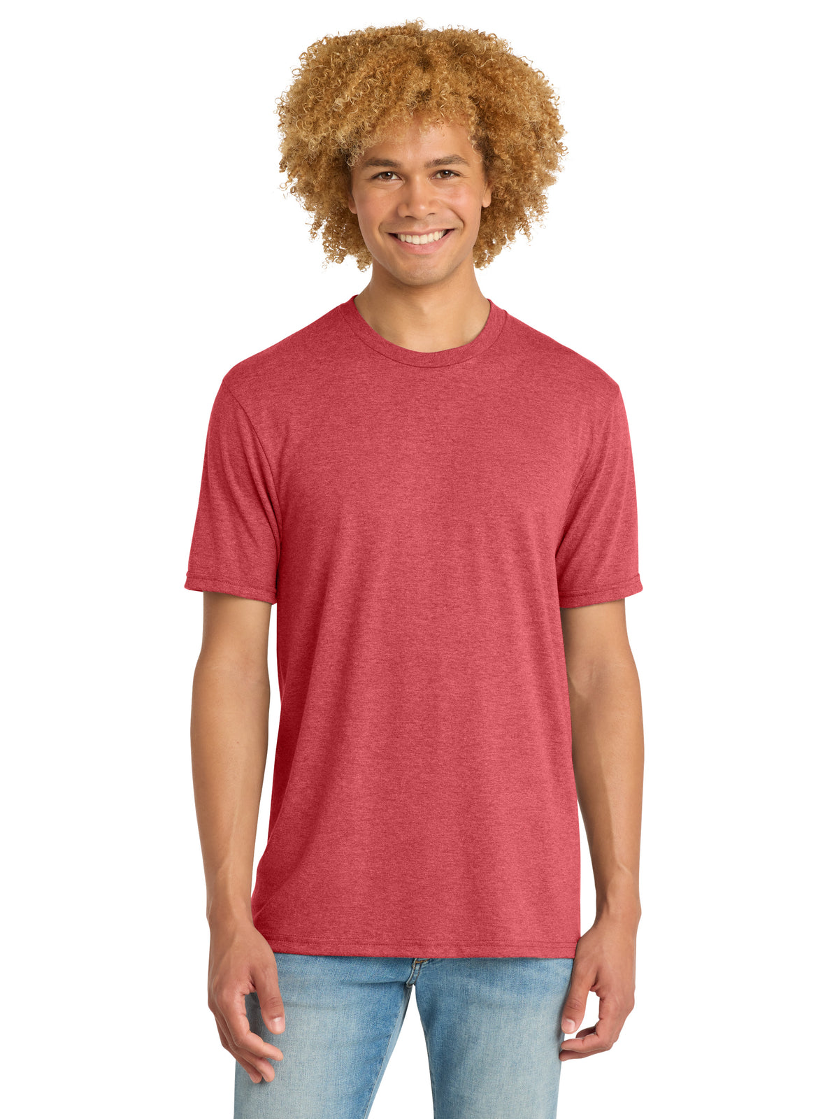 Men's District Perfect Tri DTG T-Shirt - DM130DTG - Red Frost