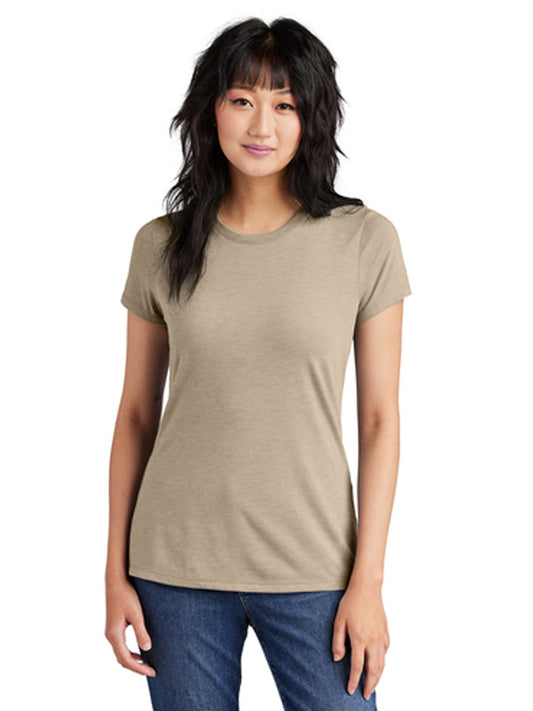 Women's Perfect Tri Tee - DM130L - Desert Tan Heather