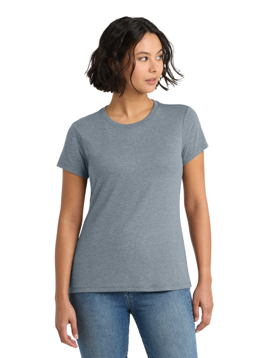 Women's Perfect Tri Tee - DM130L - Flint Blue Heather