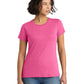 Women's Perfect Tri Tee - DM130L - Fuchsia Frost