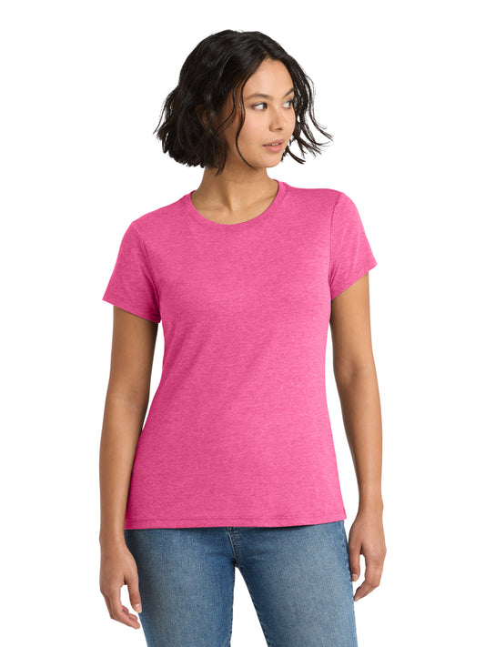 Women's Perfect Tri Tee - DM130L - Fuchsia Frost