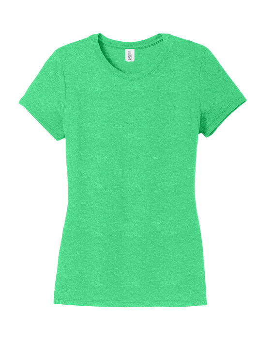 Women's Perfect Tri Tee - DM130L - Green Frost