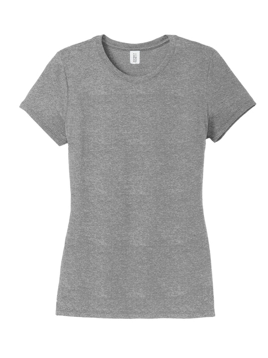 Women's Perfect Tri Tee - DM130L - Grey Frost