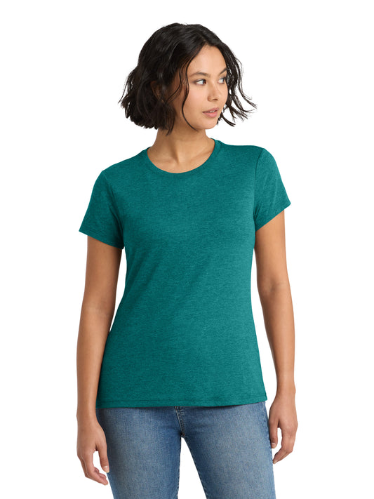 Women's Perfect Tri Tee - DM130L - Heathered Teal
