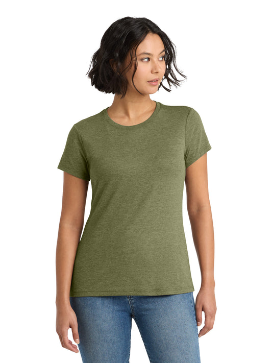 Women's Perfect Tri Tee - DM130L - Military Green Frost