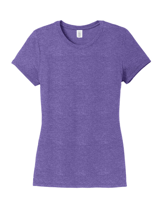 Women's Perfect Tri Tee - DM130L - Purple Frost