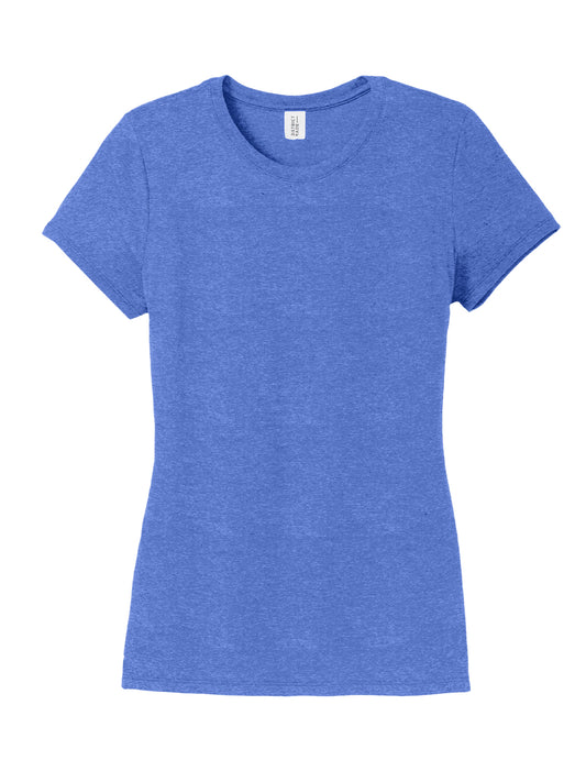 Women's Perfect Tri Tee - DM130L - Royal Frost