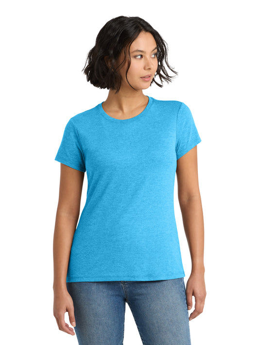 Women's Perfect Tri Tee - DM130L - Turquoise Frost