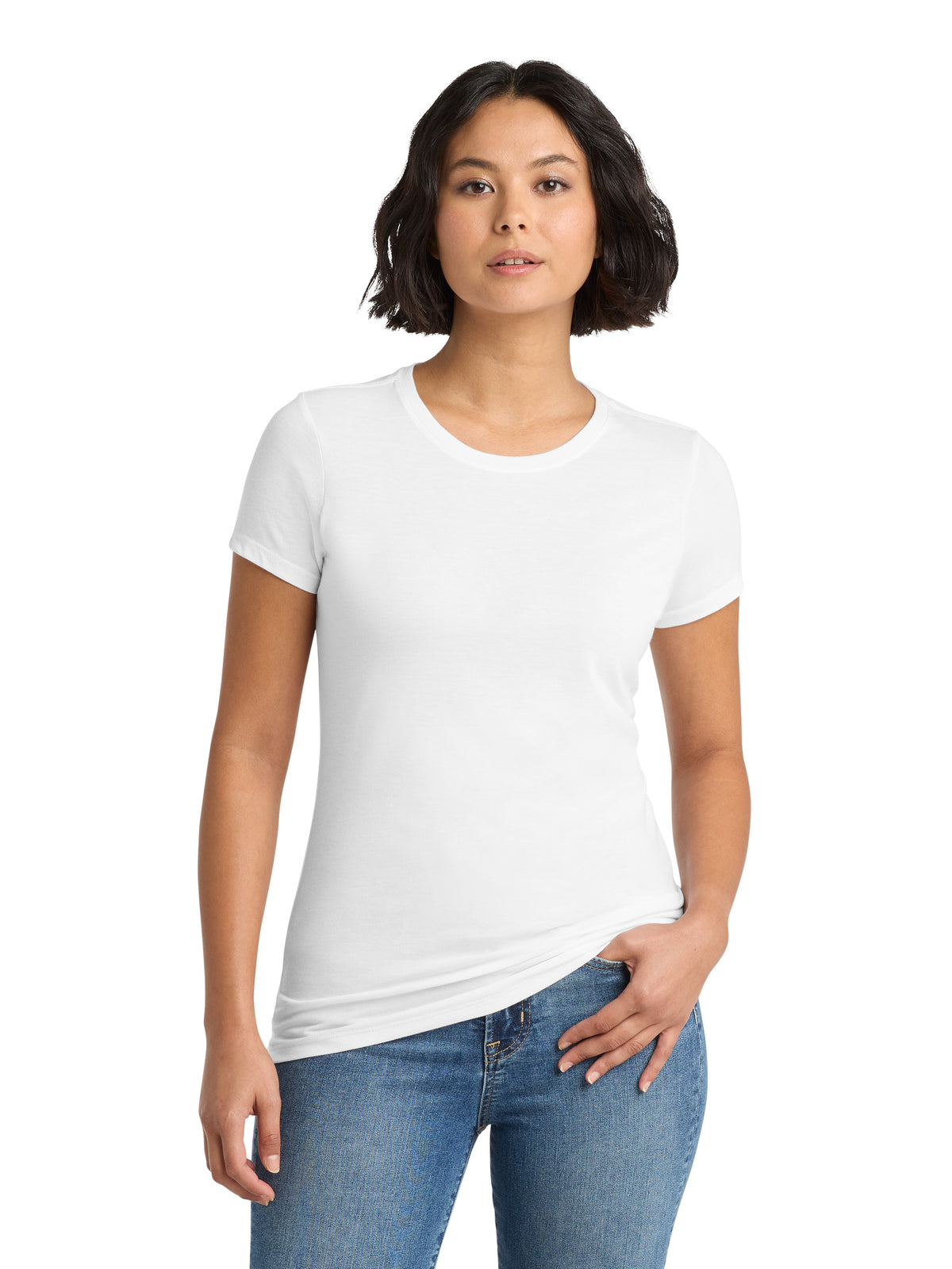 Women's Perfect Tri Tee - DM130L - White