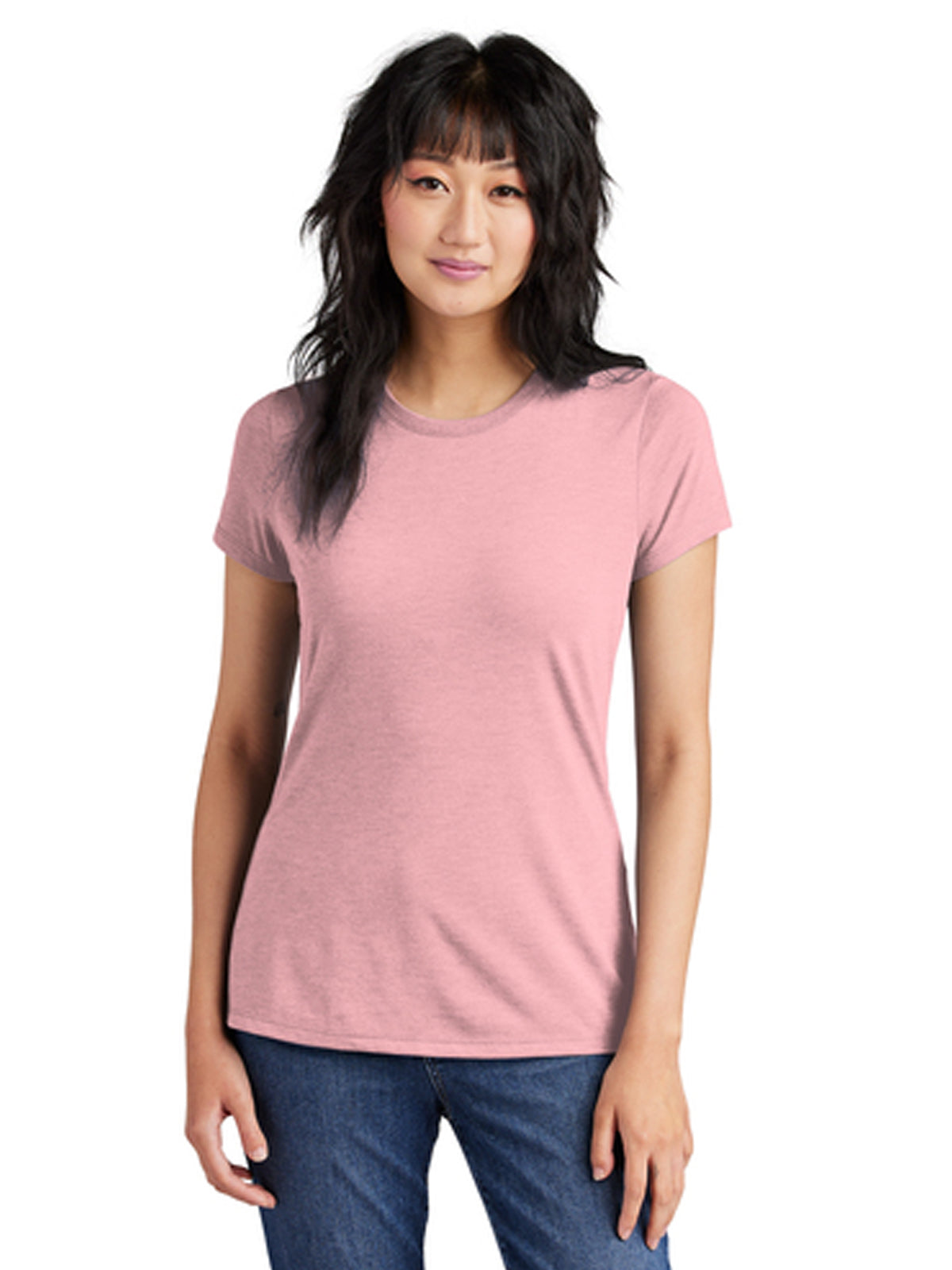 Women's Perfect Tri Tee - DM130L - Wisteria Heather