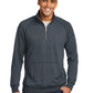 Men's Lightweight Fleece 1/4-Zip Sweatshirt - DM392 - Navy Heather