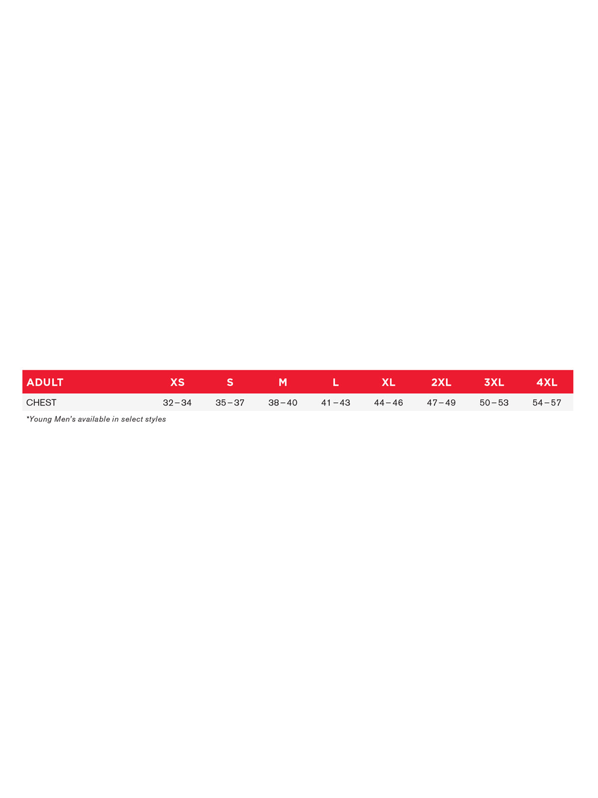 SIZECHART