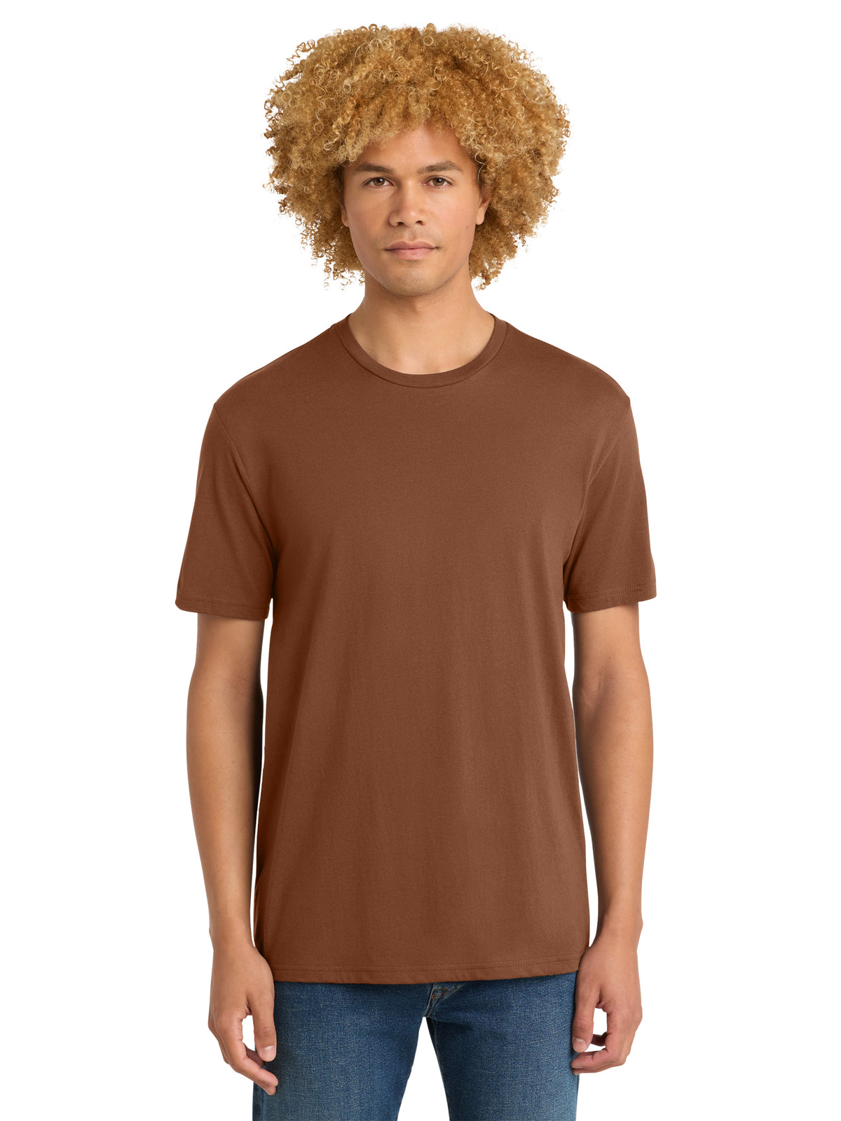 Men's Pocketless Short Sleeve T-Shirt - DT104 - Baked Clay