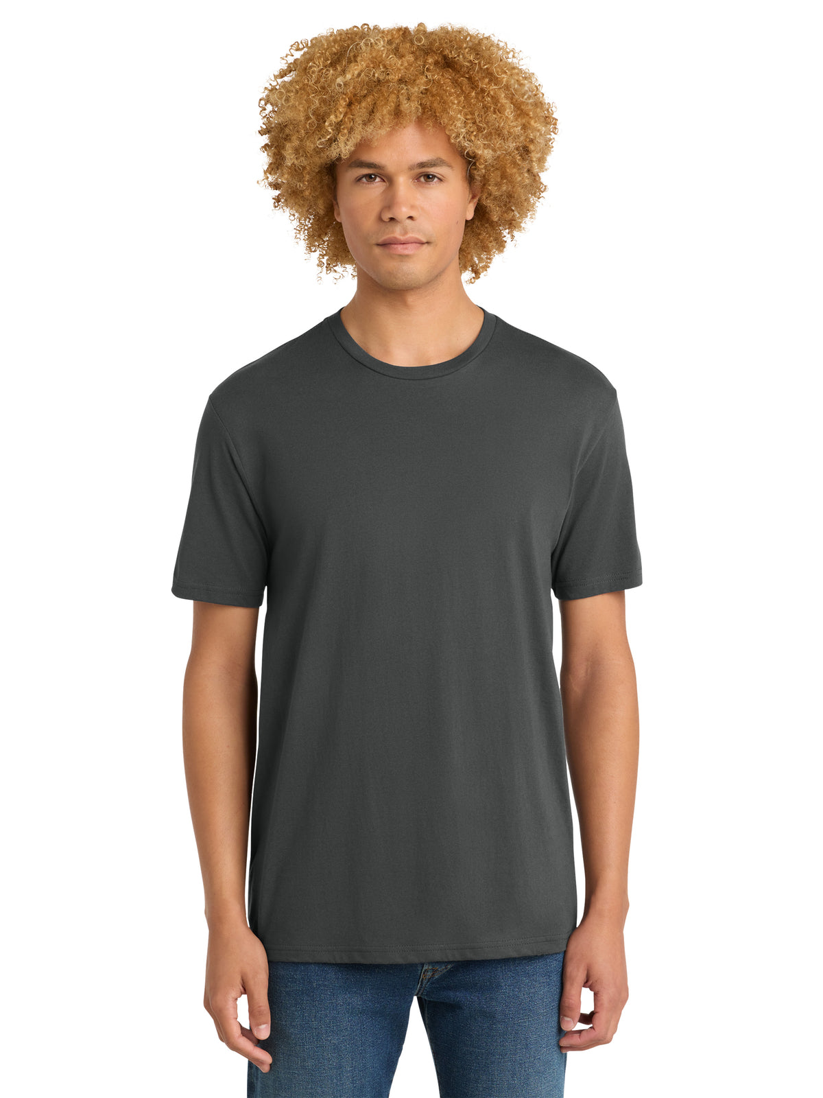 Men's Pocketless Short Sleeve T-Shirt - DT104 - Charcoal