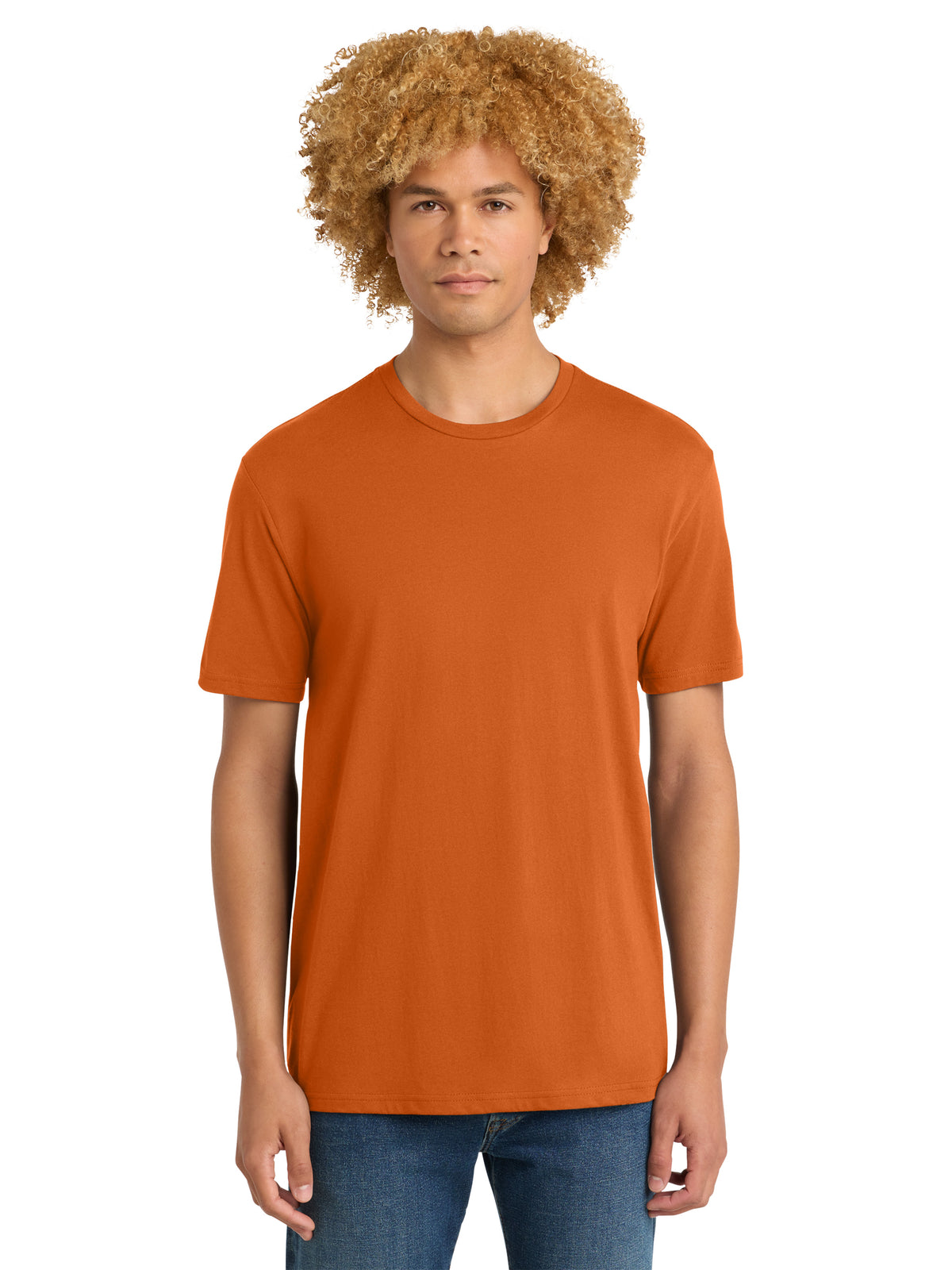 Men's Pocketless Short Sleeve T-Shirt - DT104 - Harvest Orange