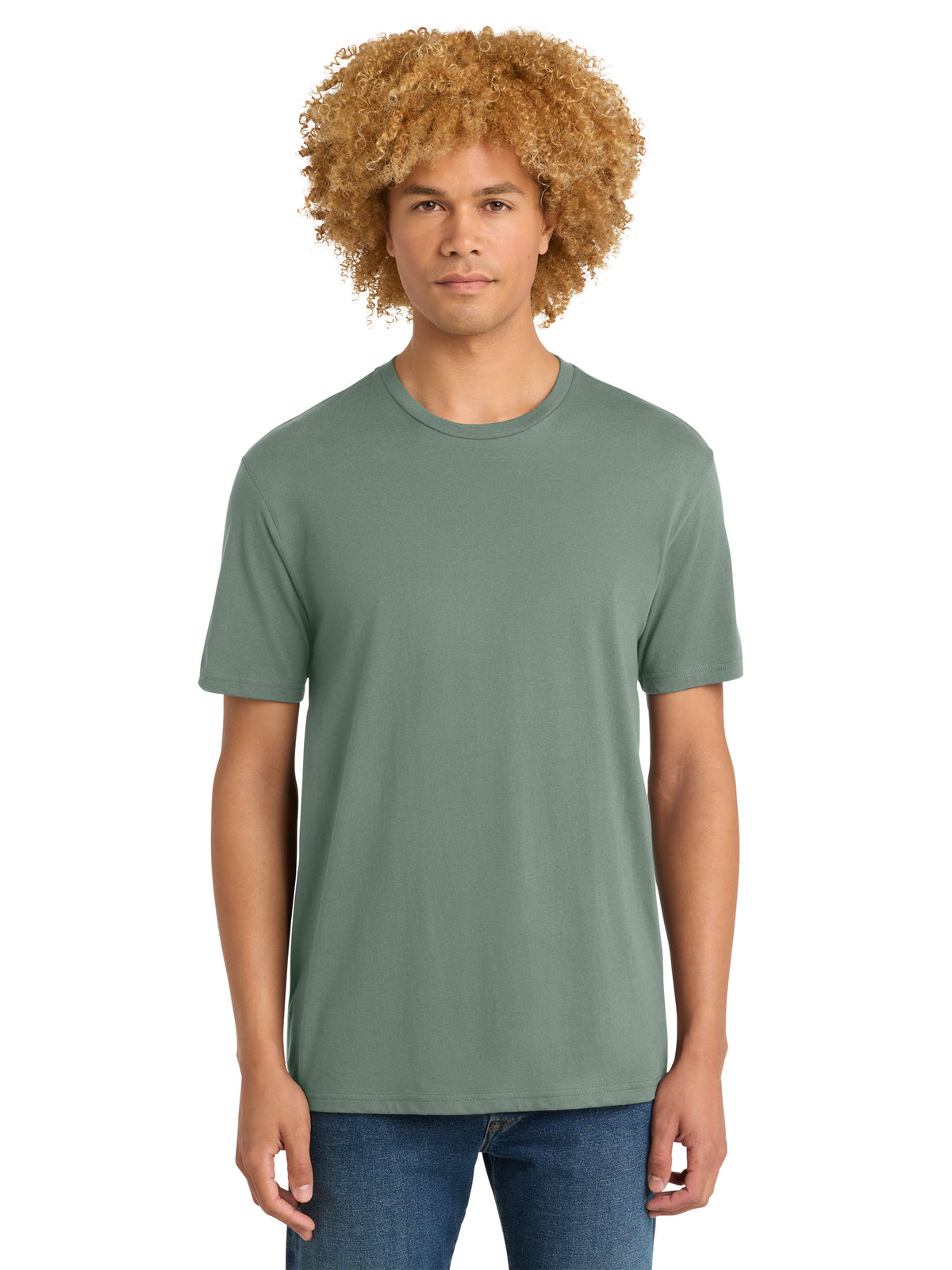 Men's Pocketless Short Sleeve T-Shirt - DT104 - Laurel Green