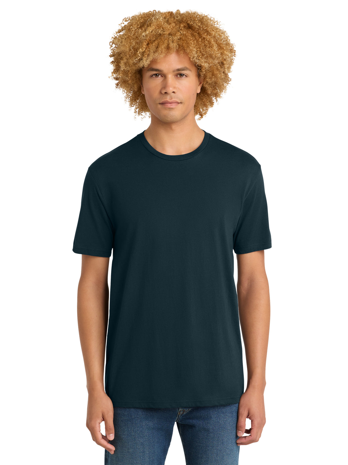 Men's Pocketless Short Sleeve T-Shirt - DT104 - New Navy