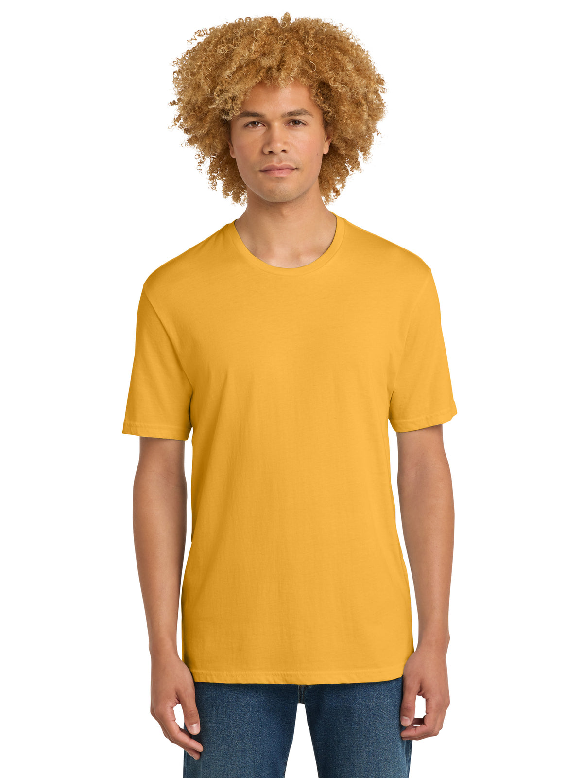 Men's Pocketless Short Sleeve T-Shirt - DT104 - Warm Gold