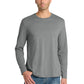Men's Pocketless Long Sleeve T-Shirt - DT105 - Heathered Steel