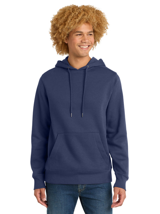 Men's 1-Pocket Perfect Weight Fleece Hoodie - DT1101 - Tanzanite