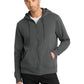 Men's Perfect Weight Fleece Full-Zip Hoodie - DT1103 - Charcoal