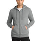 Men's Perfect Weight Fleece Full-Zip Hoodie - DT1103 - Heathered Steel