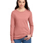 Women's Pocketless Long Sleeve Tee - DT110 - Blush Frost