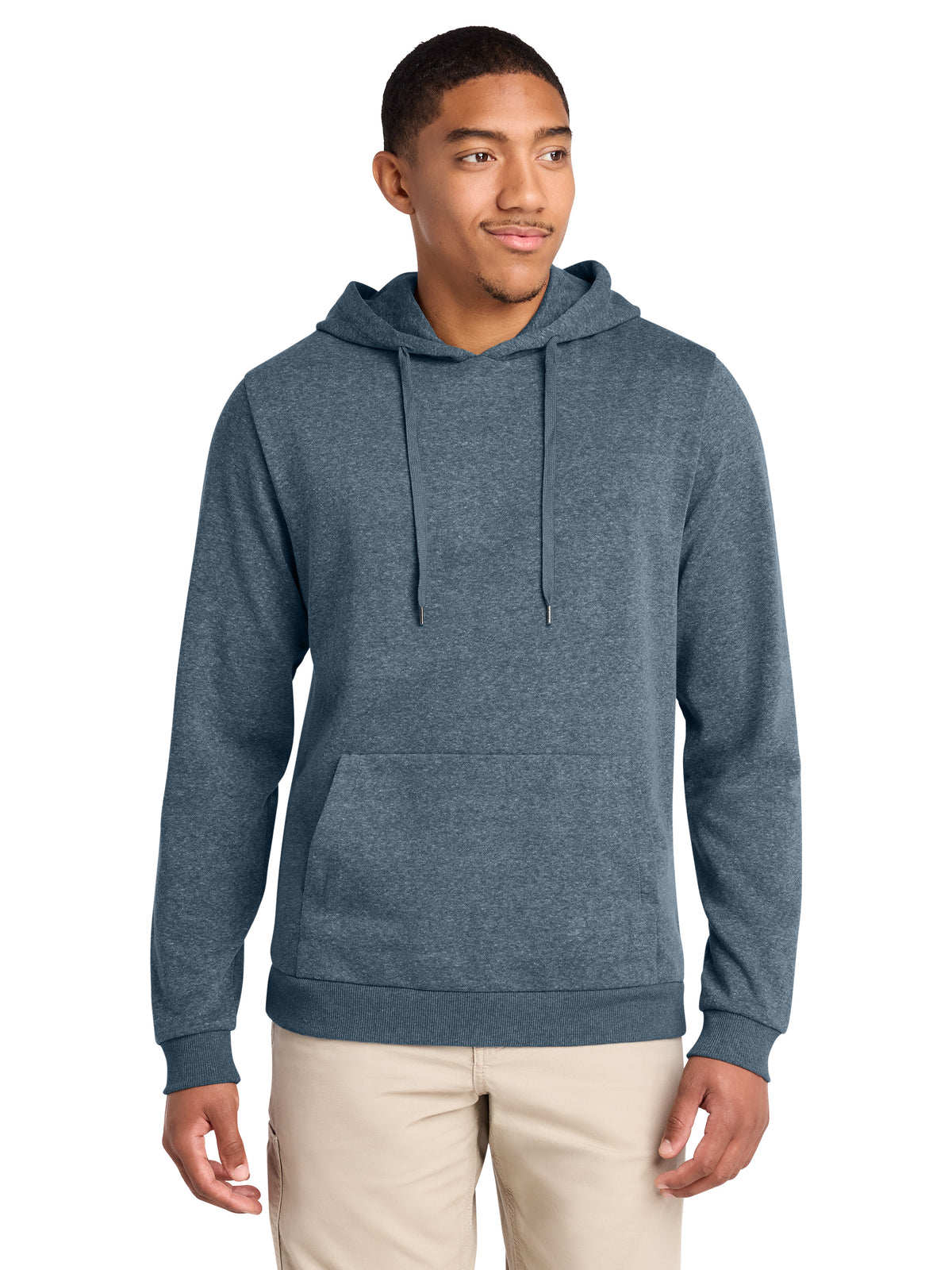 Men's Perfect Tri Fleece Pullover Hoodie - DT1300 - Navy Frost