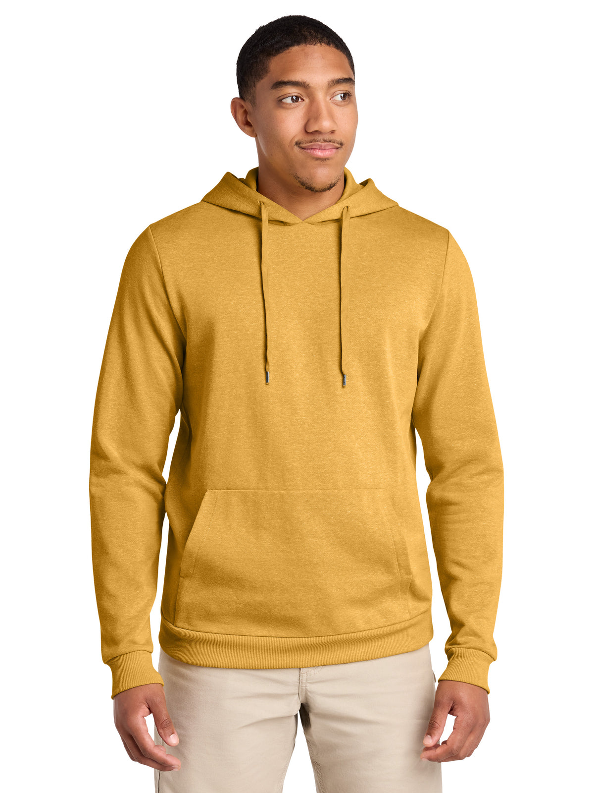 Men's Perfect Tri Fleece Pullover Hoodie - DT1300 - Ochre Yellow Heather
