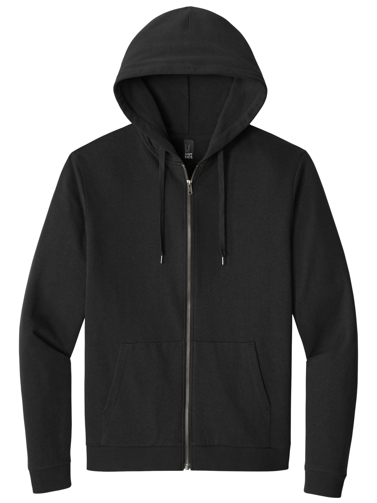 Men's Perfect Tri Fleece Full-Zip Hoodie - DT1302 - Black