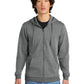 Men's Perfect Tri Fleece Full-Zip Hoodie - DT1302 - Grey Frost