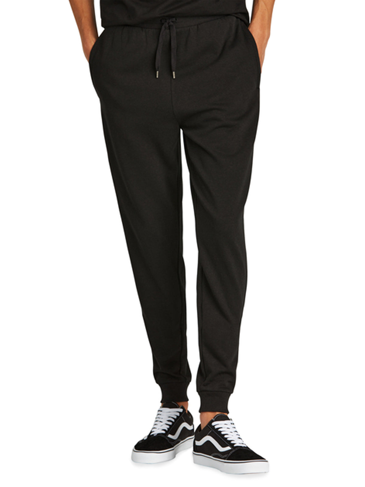 Men's Three-Pocket Perfect Tri Fleece Jogger - DT1307 - Black