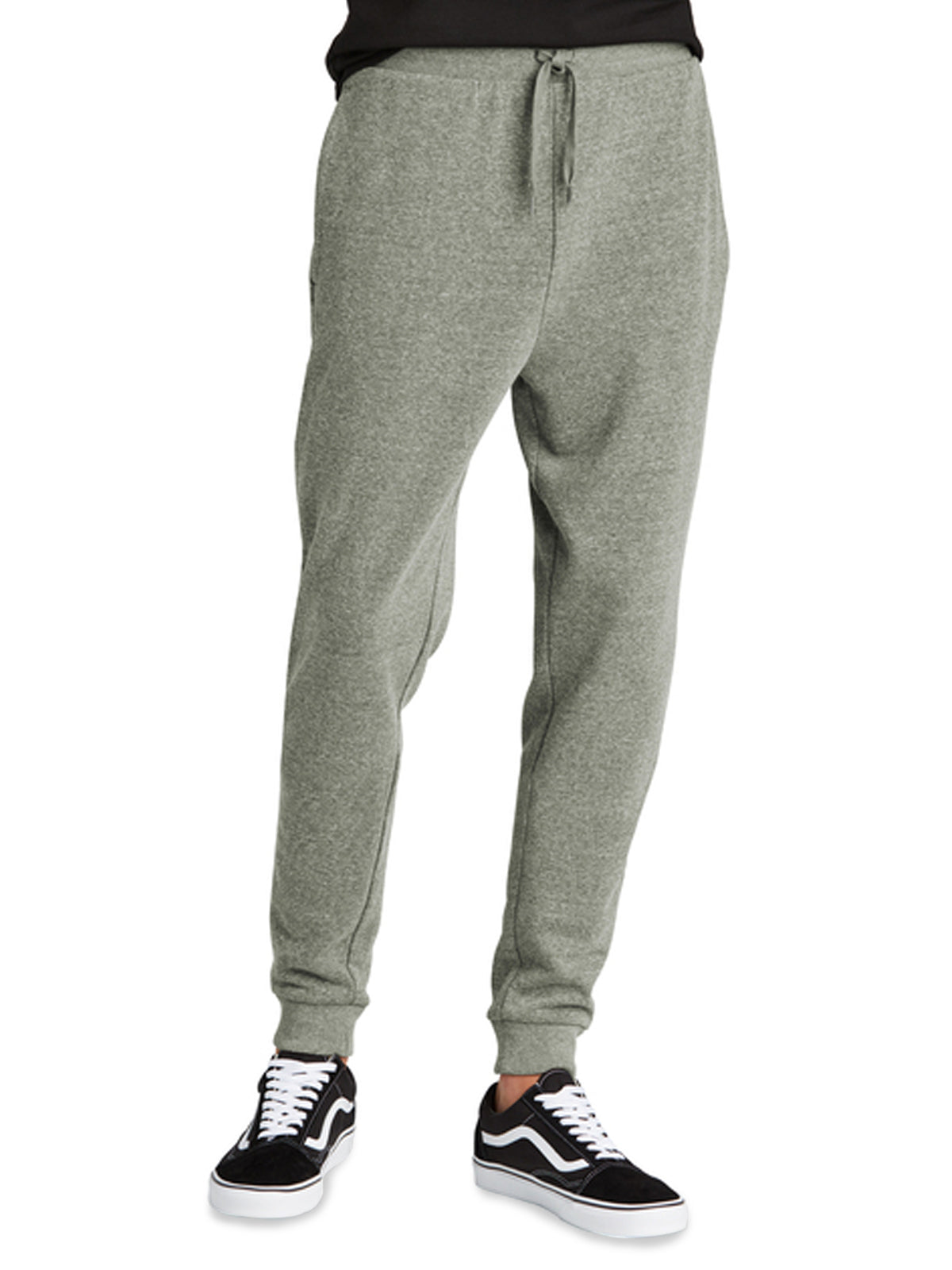 Men's Three-Pocket Perfect Tri Fleece Jogger - DT1307 - Grey Frost