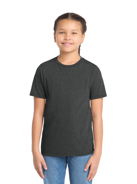 Youth Perfect Tri Tee - DT130Y - Black Frost