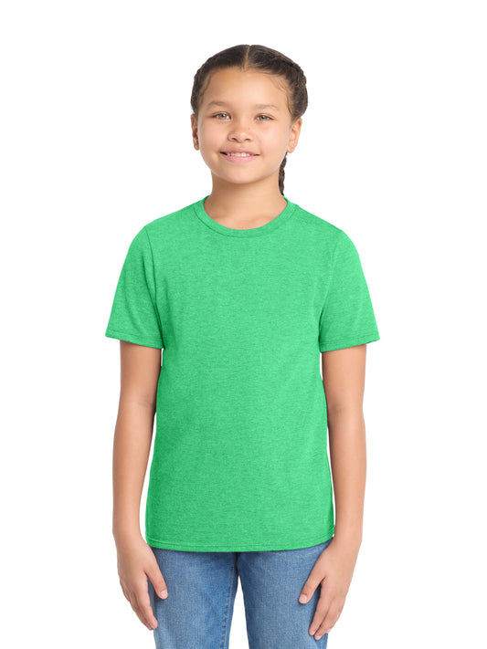 Youth Perfect Tri Tee - DT130Y - Green Frost