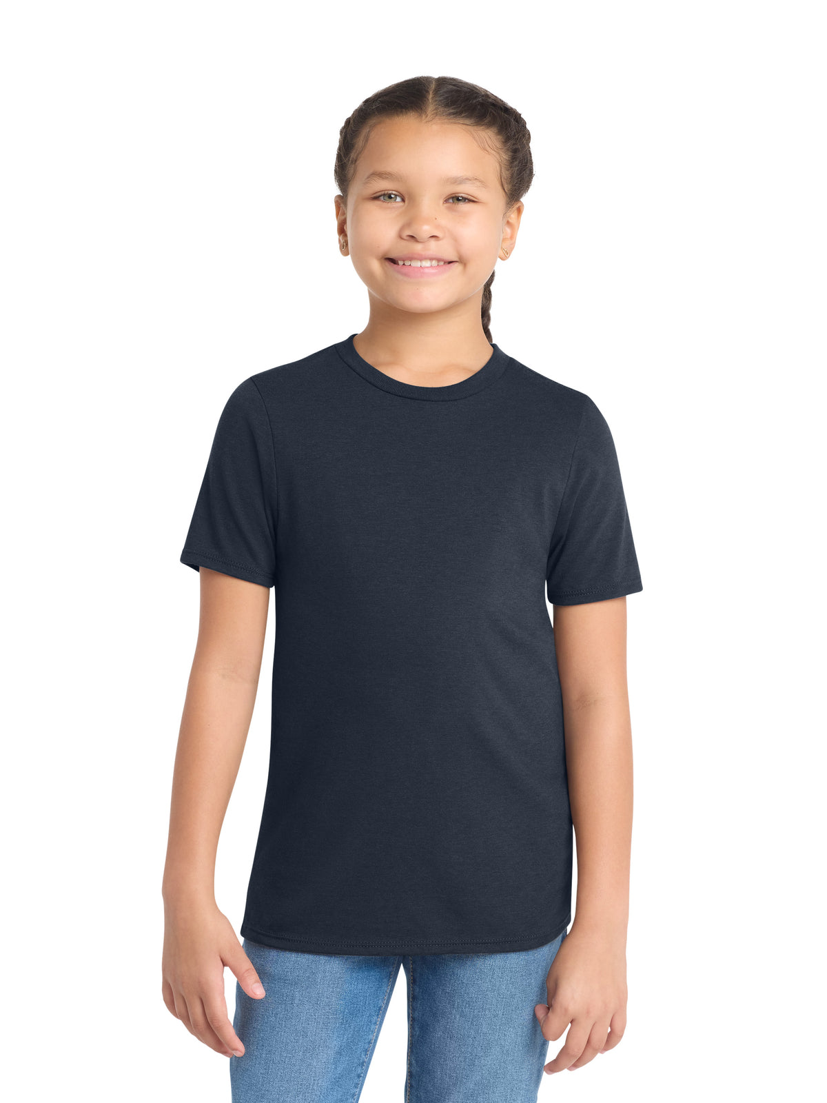 Youth Perfect Tri Tee - DT130Y - New Navy