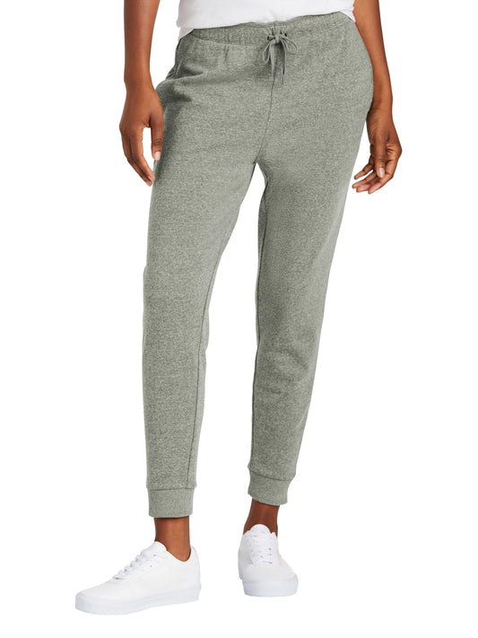 Women’s Two-Pocket Perfect Tri Fleece Jogger - DT1310 - Grey Frost