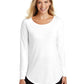 Women’s Perfect Tri Long Sleeve Tunic Tee - DT132L - White