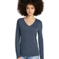 Women’s Perfect Tri Long Sleeve V-Neck Tee - DT135 - Navy Frost