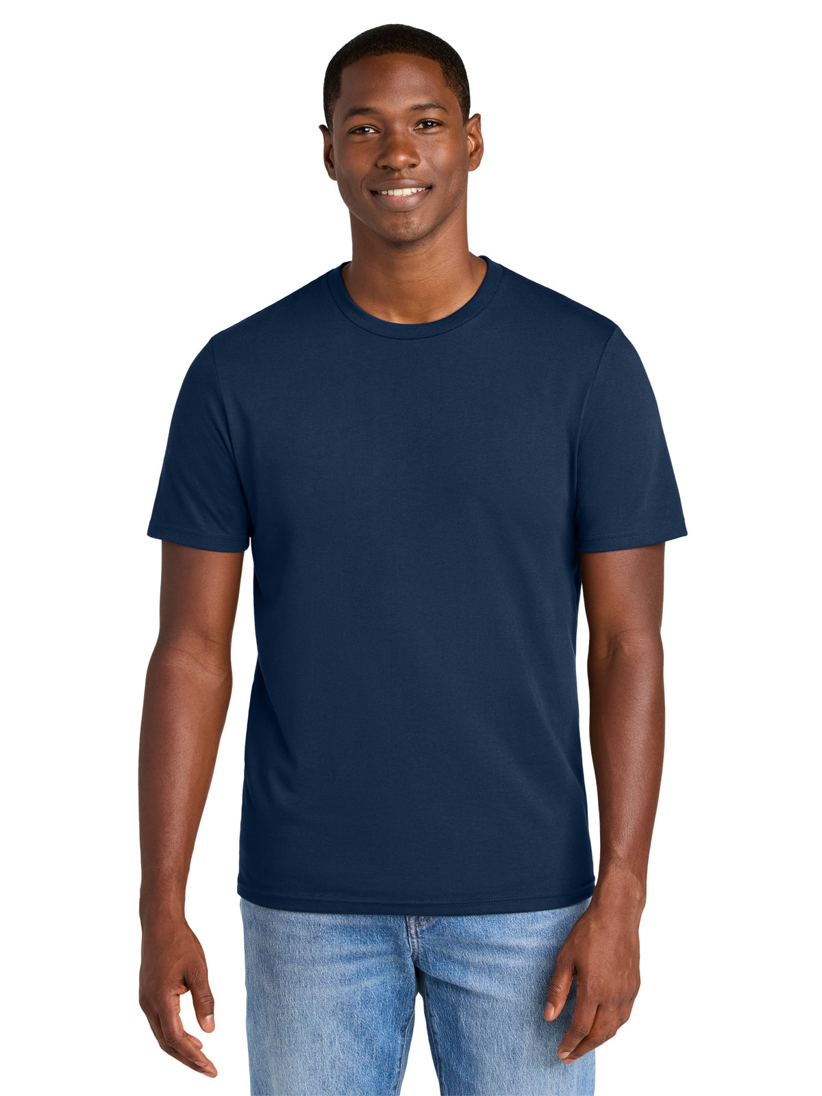 Men's Pocketless Perfect Weight CVC Tee - DT184 - Dark Royal