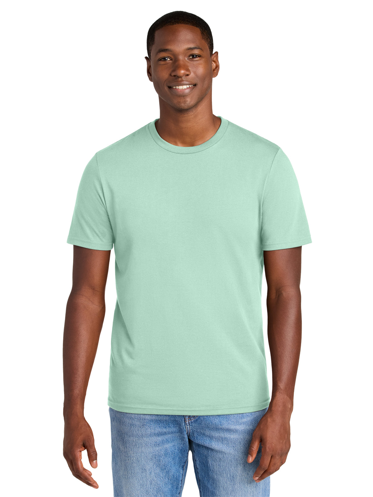 Men's Pocketless Perfect Weight CVC Tee - DT184 - Frosted Mint