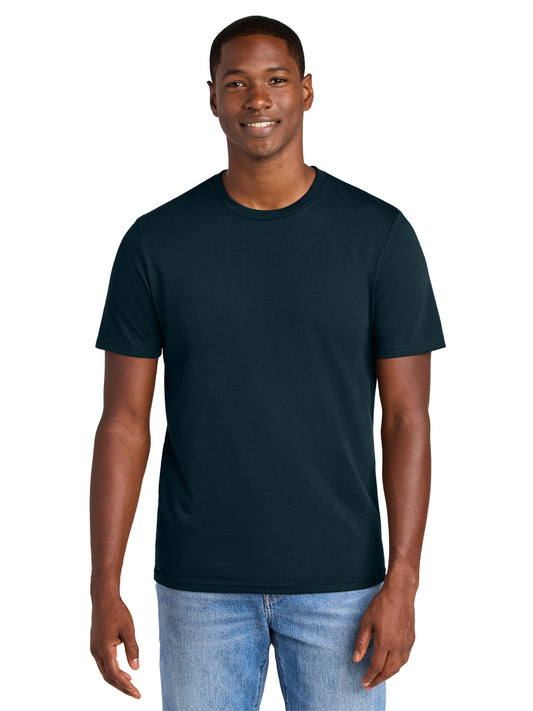 Men's Pocketless Perfect Weight CVC Tee - DT184 - Navy Blue