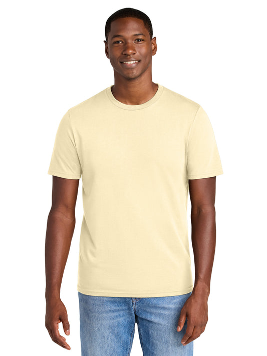 Men's Pocketless Perfect Weight CVC Tee - DT184 - Soft Yellow