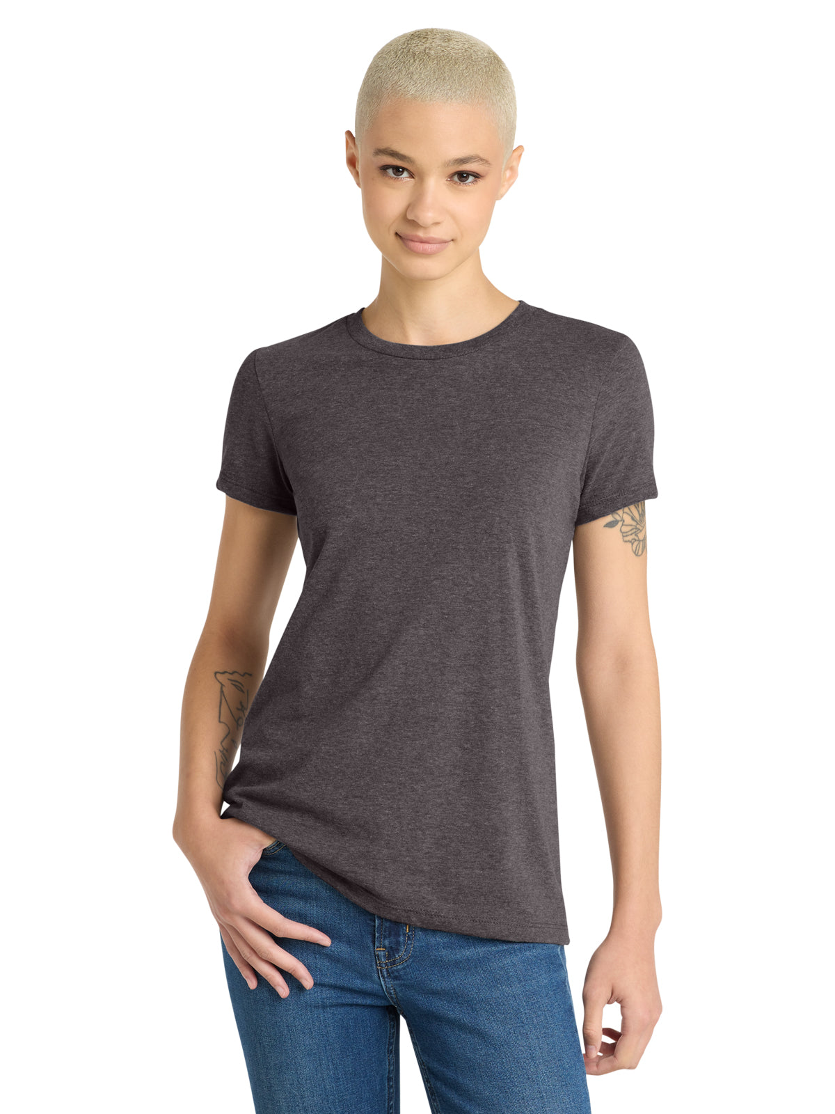 Women’s Very Important Tee - DT6002 - Heathered Charcoal
