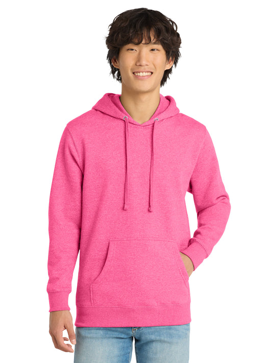 Men's V.I.T. Fleece Hoodie - DT6100 - Awareness Pink Heather