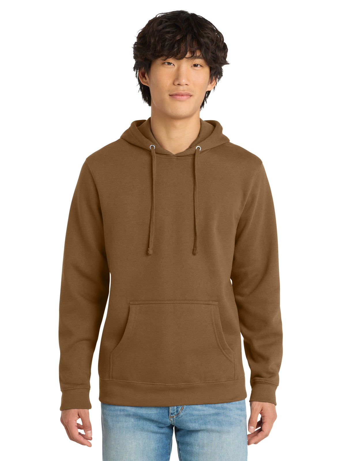 Men's V.I.T. Fleece Hoodie - DT6100 - Duck Brown