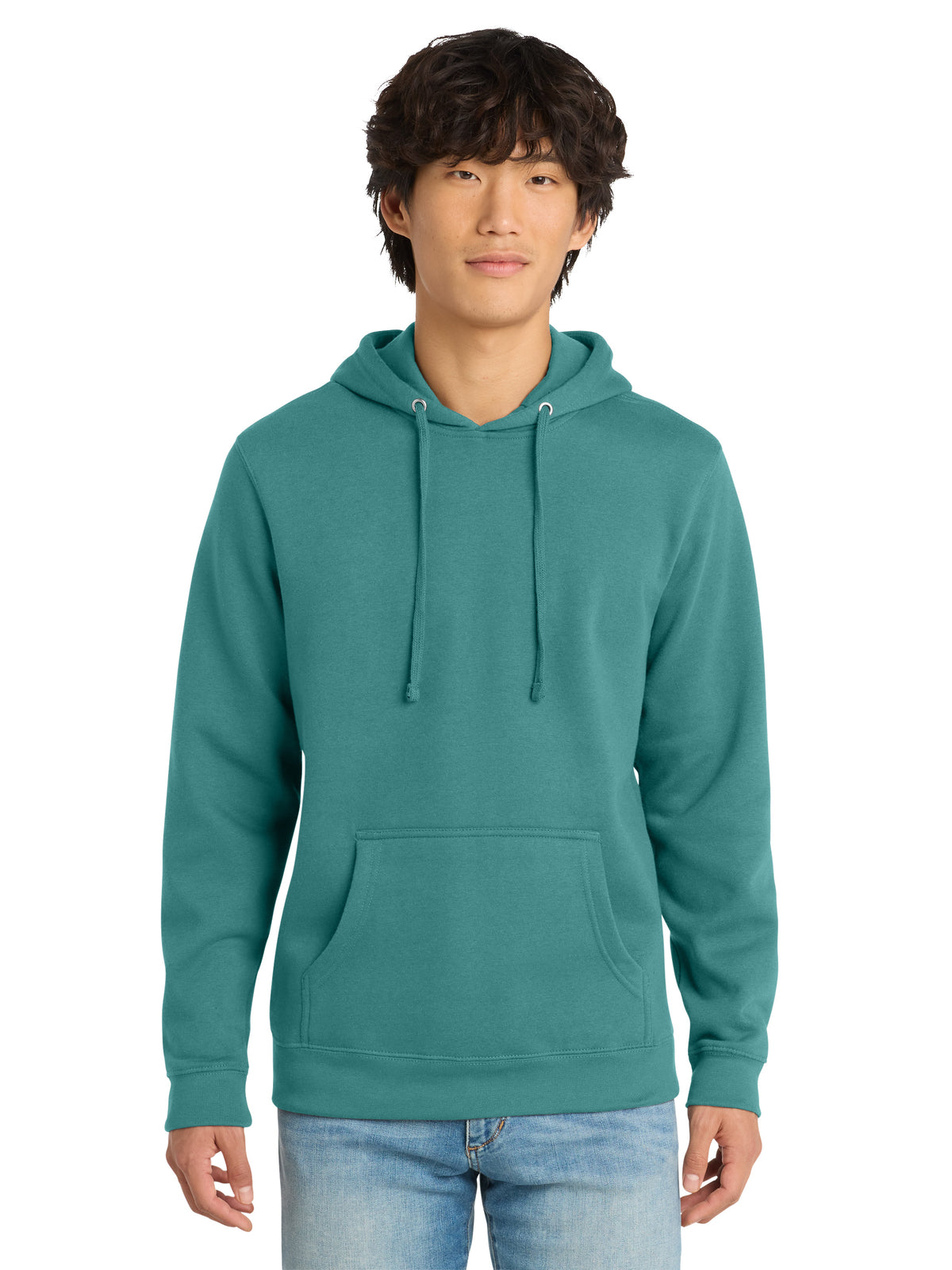 Men's V.I.T. Fleece Hoodie - DT6100 - Eucalyptus Blue