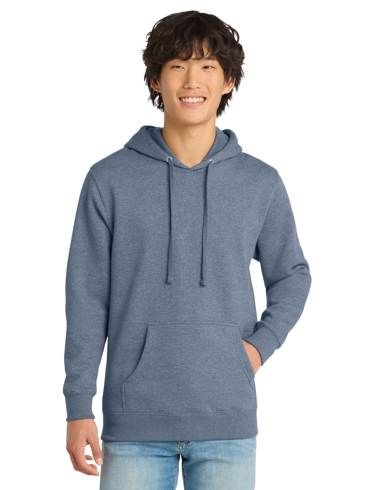 Men's V.I.T. Fleece Hoodie - DT6100 - Flint Blue Heather