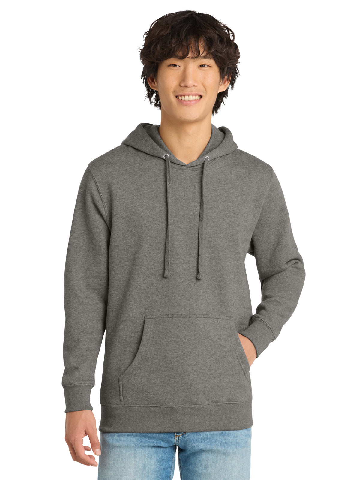 Men's V.I.T. Fleece Hoodie - DT6100 - Grey Frost