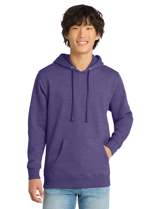 Men's V.I.T. Fleece Hoodie - DT6100 - Heathered Purple